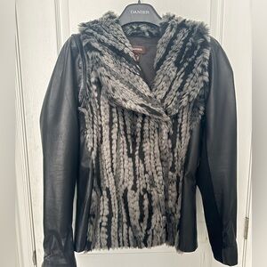 Danier Leather and Faux Fur Jacket/Vest